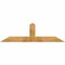 Ekena Millwork Portland Rough Sawn Timber Gable Bracket, Western Red Cedar, 72"W x 21"H x 6"D x 6"F, 7/12 Pitch GBW072X21X0606POR00RWR - alternate 1